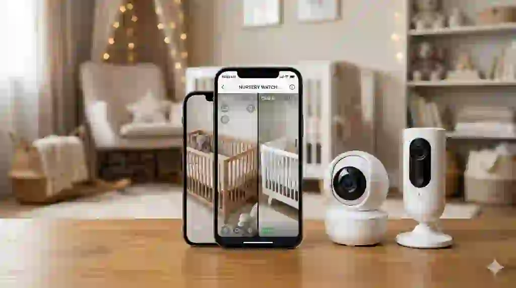 Vigilabebés con App 2 cámaras